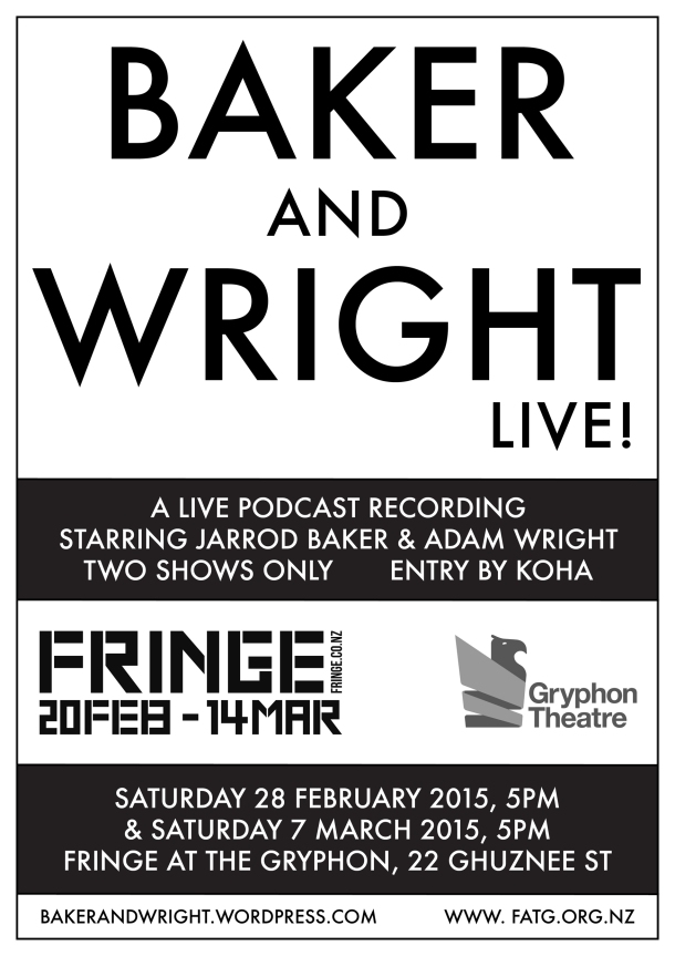 Baker & Wright LIVE! Poster
